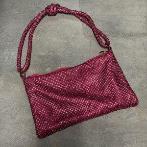 Pink Beaded Women's Bag